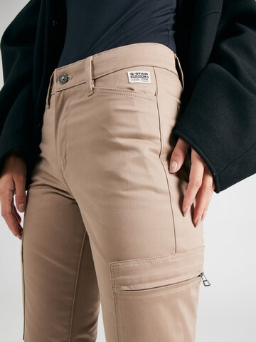 G-STAR Slim fit Cargo trousers in Beige