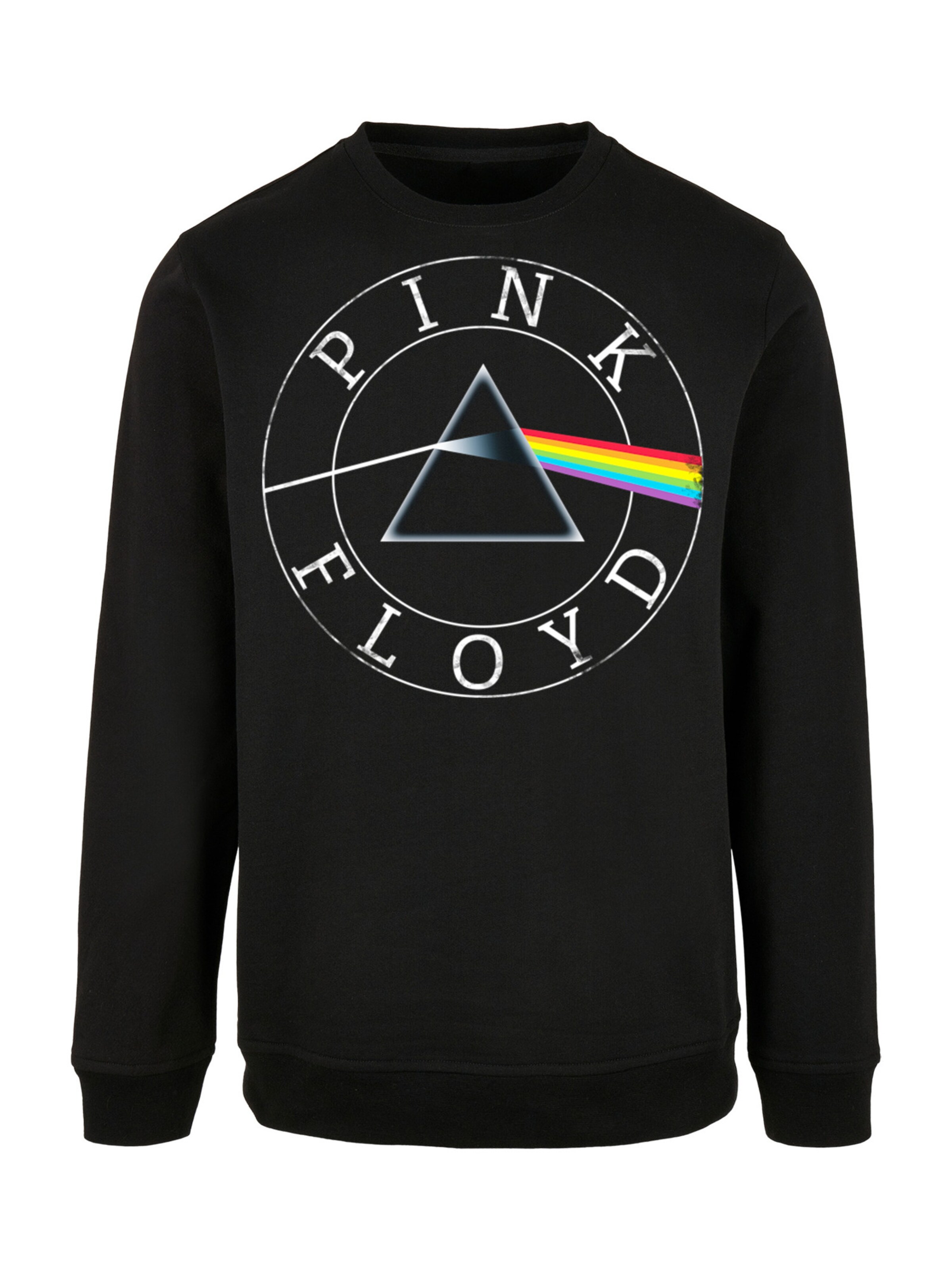 F4NT4STIC Sweatshirt 'Pink Floyd ' in Black: front