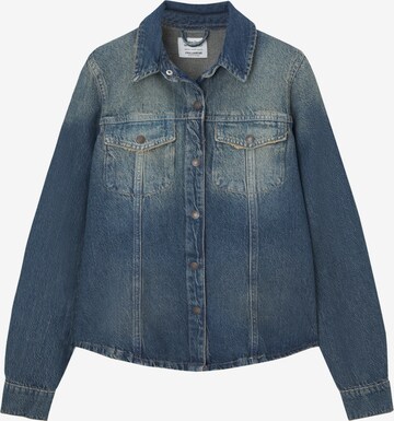 Pull&Bear Tussenjas in Blauw: voorkant