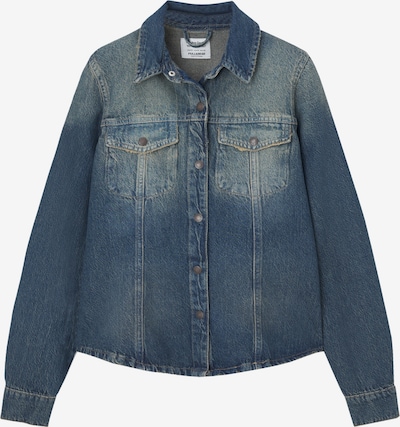 Pull&Bear Veste mi-saison en bleu denim, Vue avec produit