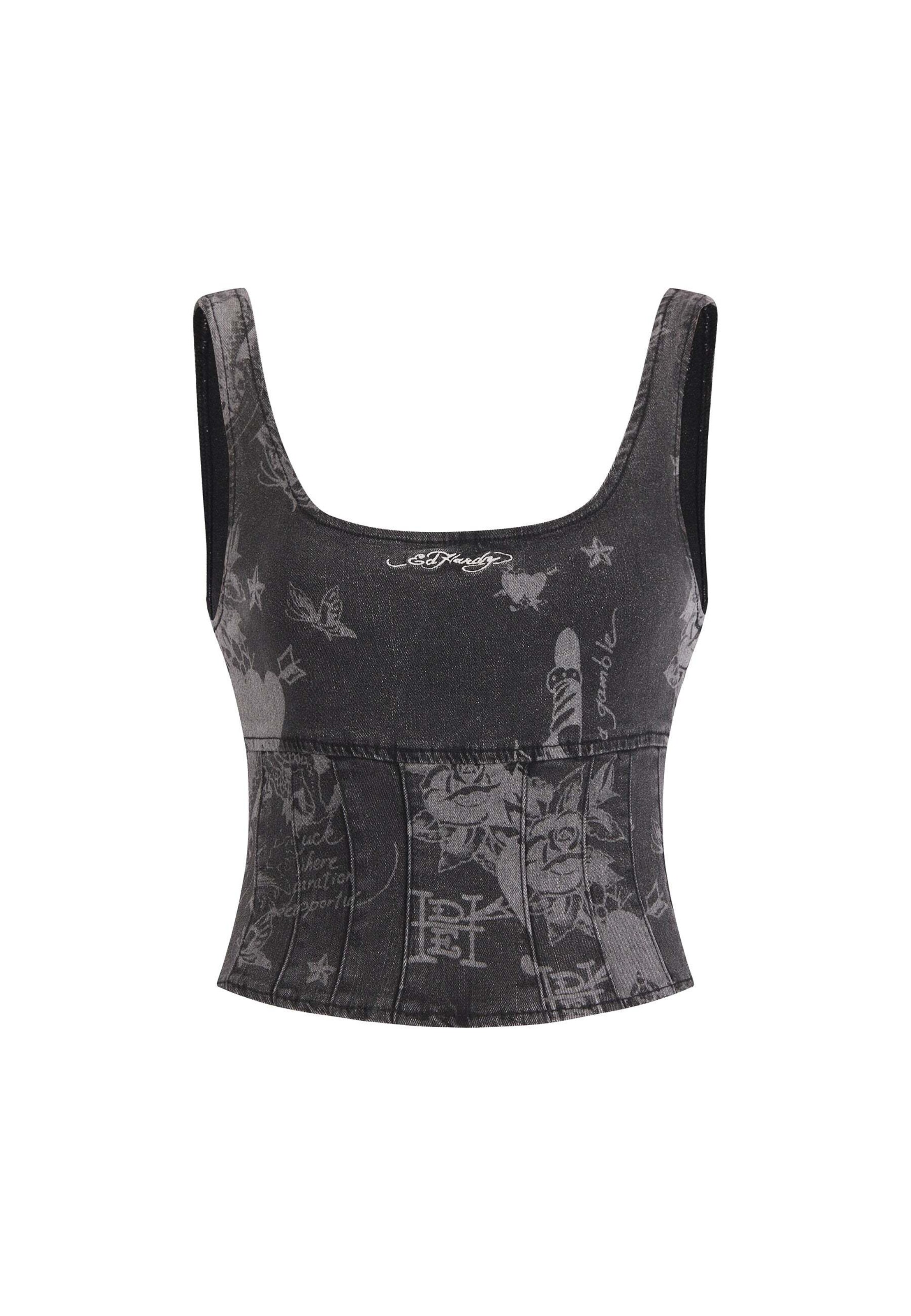 Ed HardyTop - siva boja