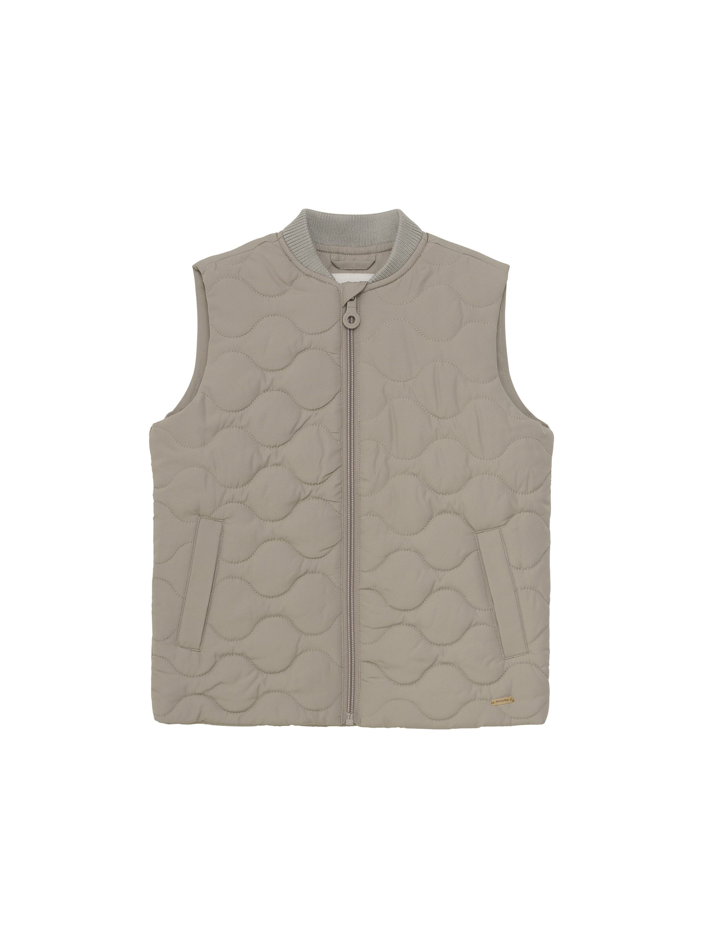 MINYMO Weste in Grau: Vorderseite