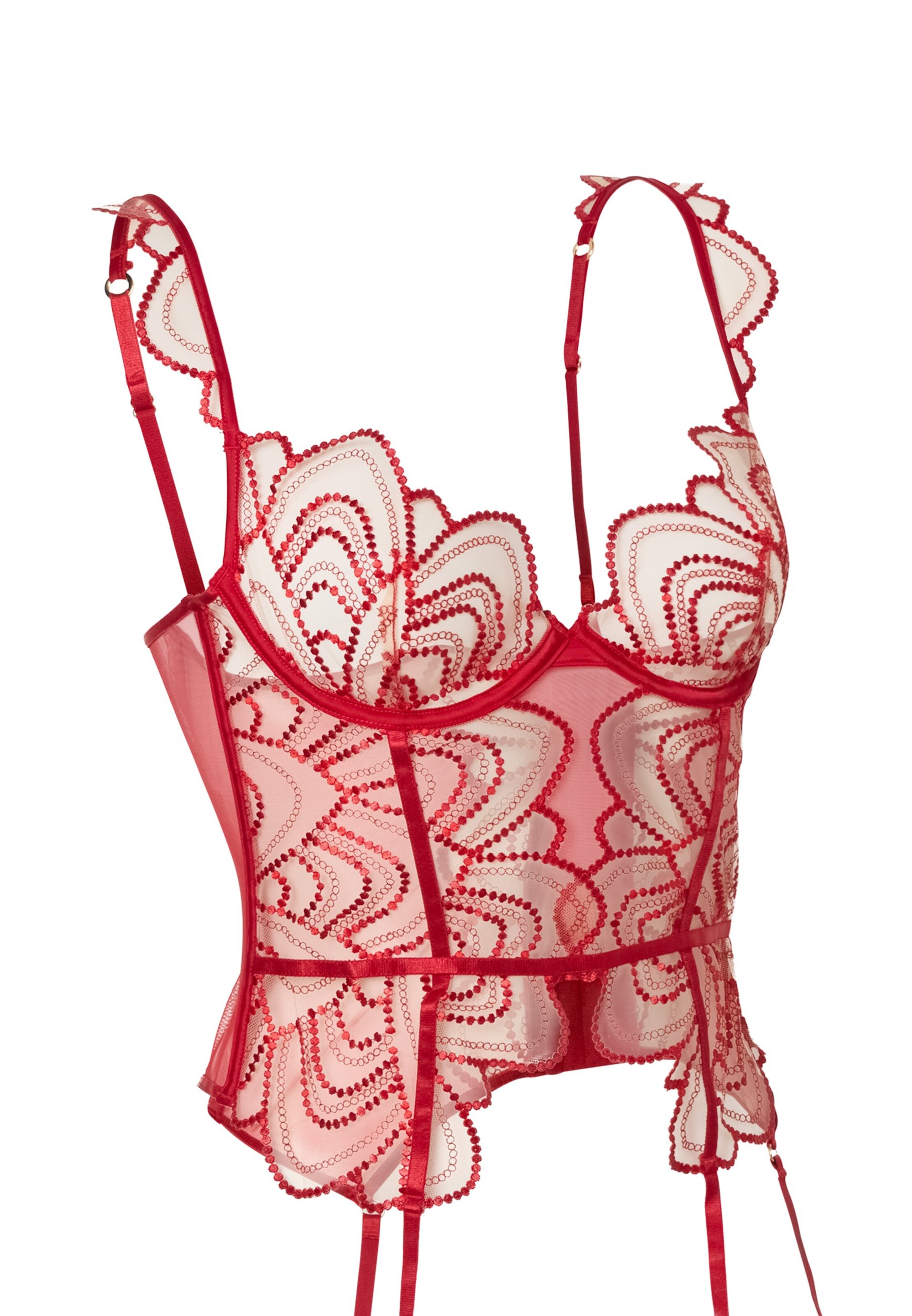 Bluebella - Corpete 'Soraya' em vermelho