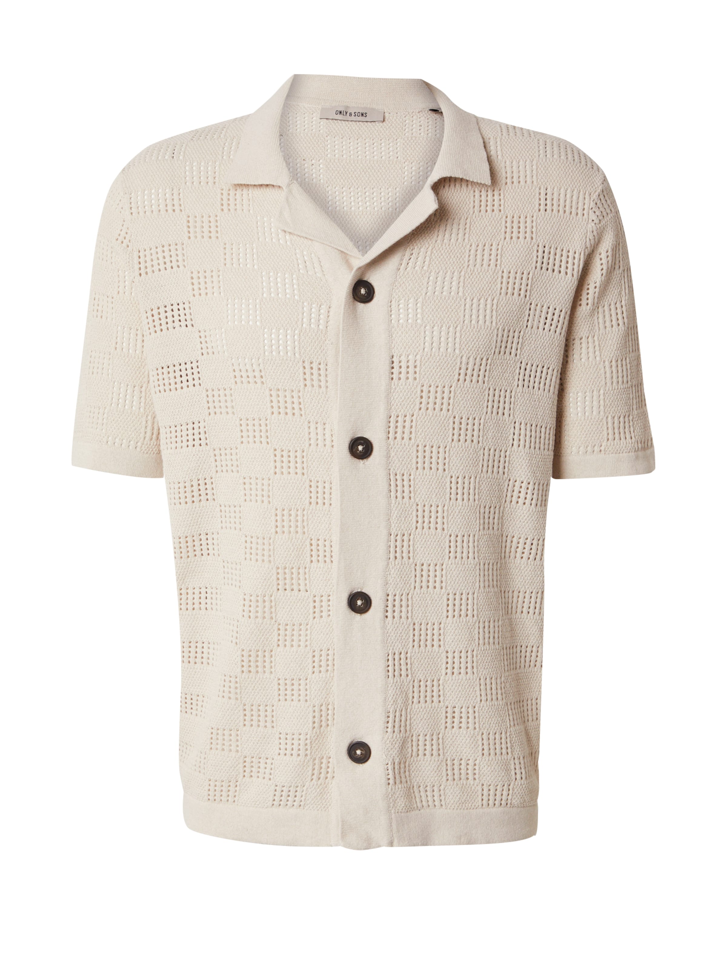 Only &amp; Sons Strickjacke &#x27;ONSMICK&#x27; in Grau: Vorderseite