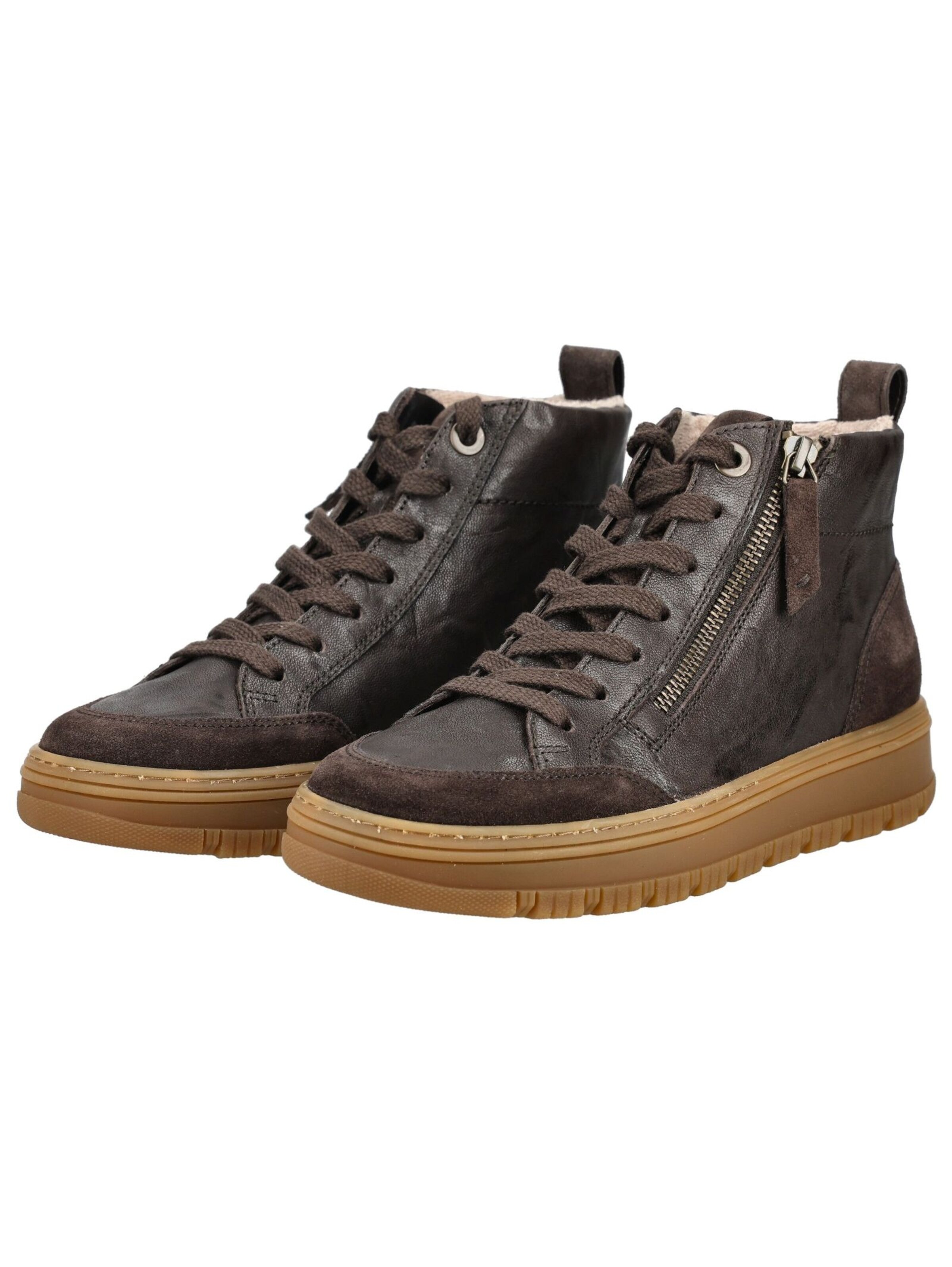Paul Green Lace-Up Shoes in Brown