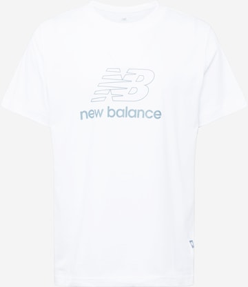new balance Μπλουζάκι σε λευκό: μπροστά
