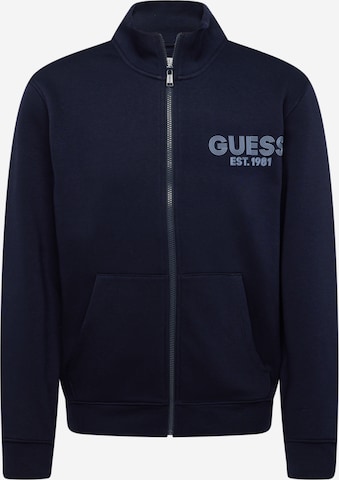 Giacca di felpa di GUESS in blu: frontale