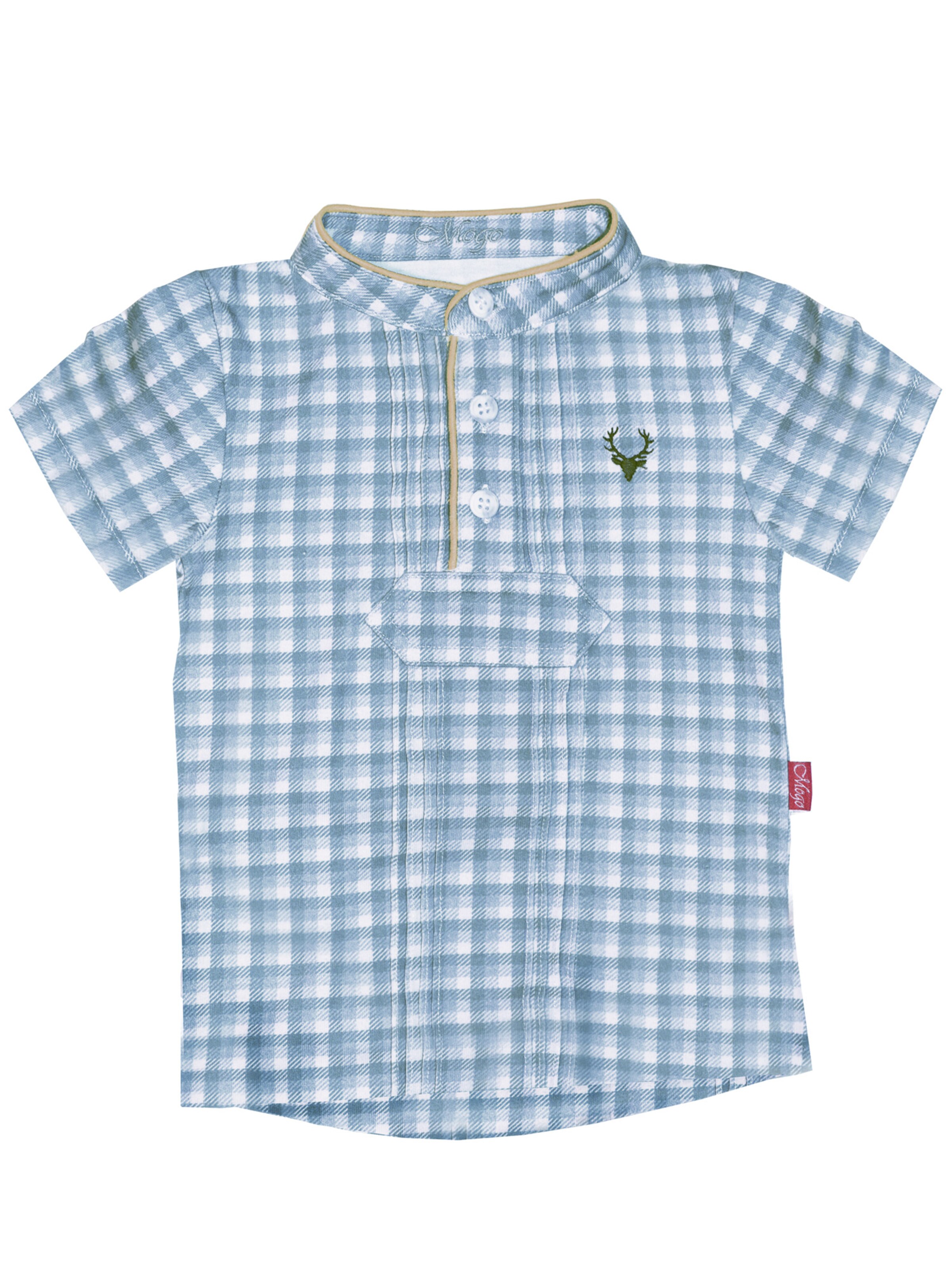 Mogo Shirt 'Raucheck '‌‌‌‌‌‌‌‌ in Blau: Vorderseite