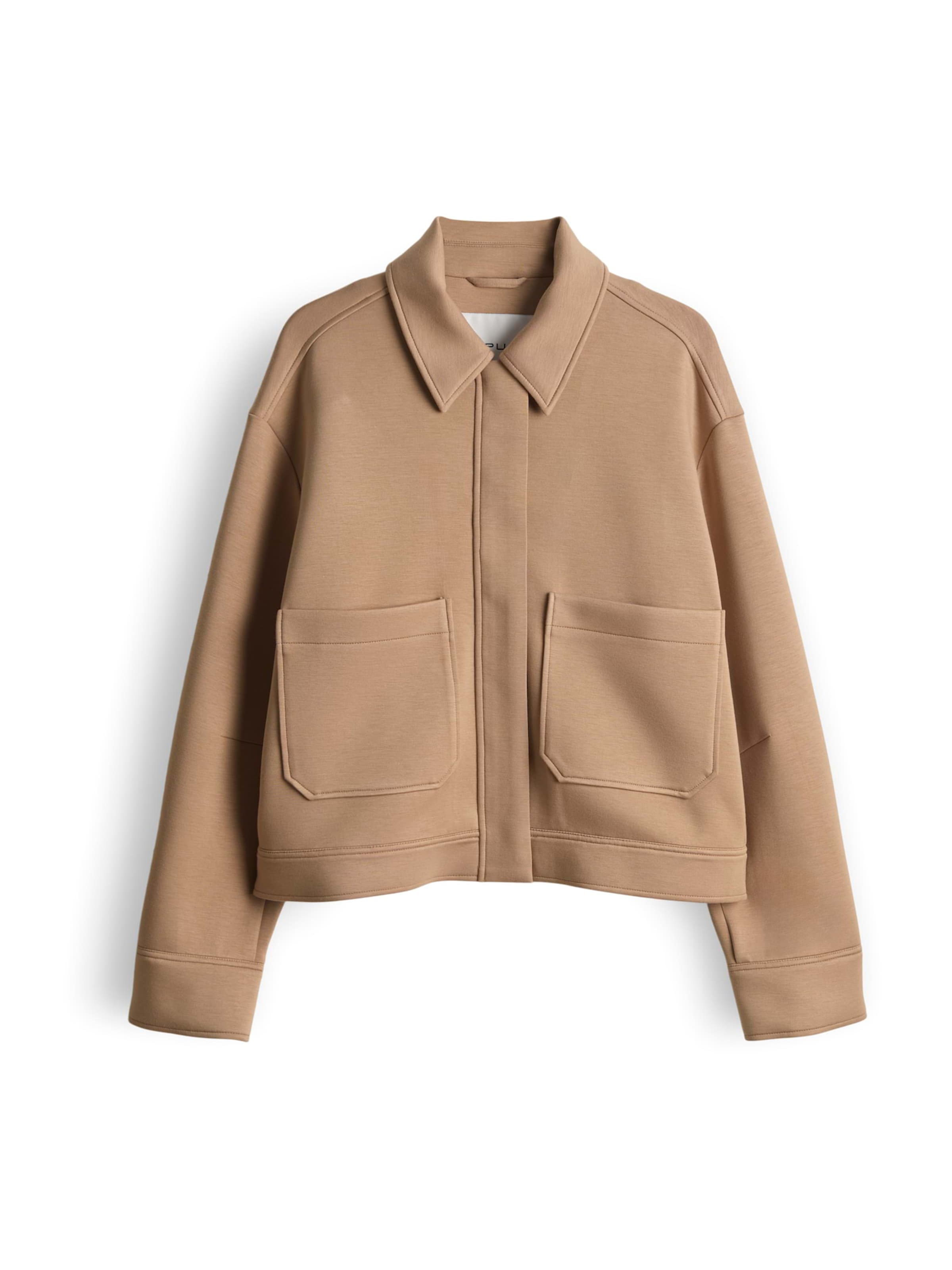 OPUS Φθινοπωρινό και ανοιξιάτικο μπουφάν 'Jenima' σε καφέ: μπροστά