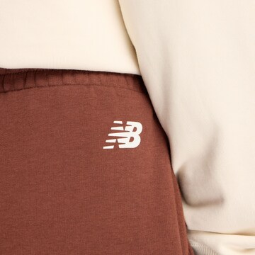 new balance Wide leg Broek 'Heritage' in Bruin