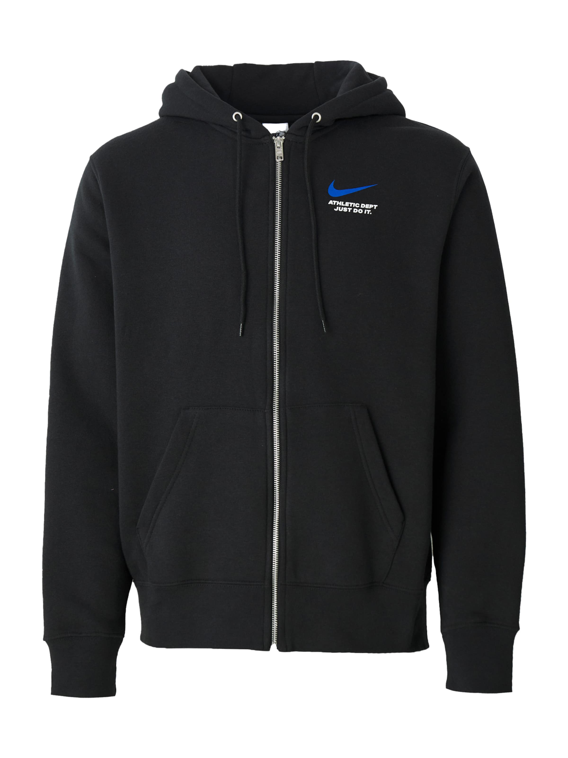 Nike Sportswear Tréning dzseki 'CLUB' - fekete: elől