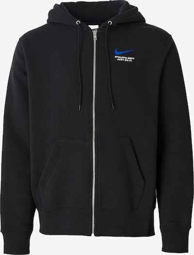 Džemperis 'CLUB' iš Nike Sportswear, spalva – mėlyna / juoda / balta, Prekių apžvalga