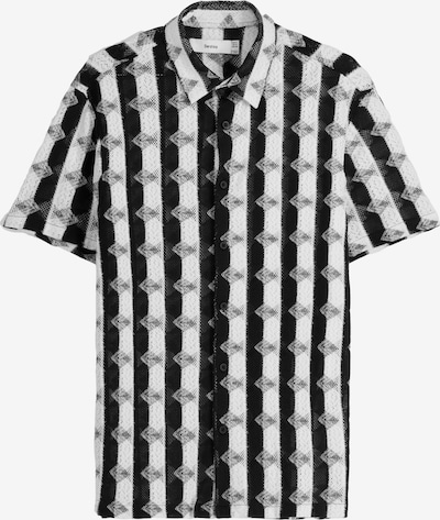 Bershka Hemd in schwarz / weiß, Produktansicht