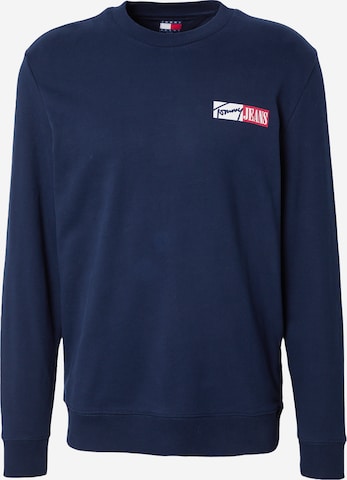 mėlyna Tommy Jeans Megztinis be užsegimo: priekis
