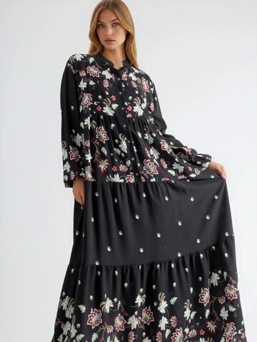 Hiccup Shirt dress in Black