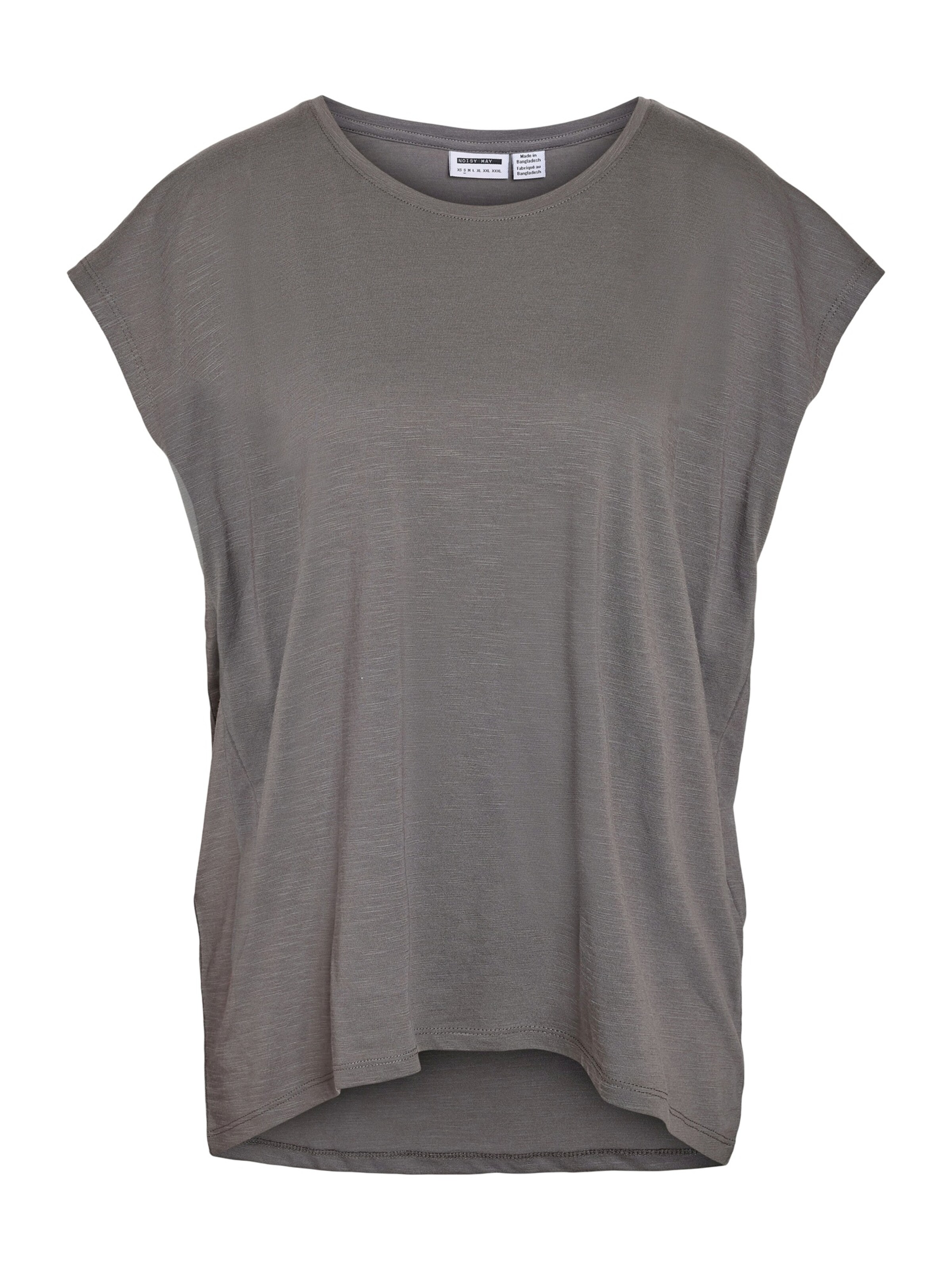 Noisy may Shirt 'NMMATHILDE' in Grijs: voorkant