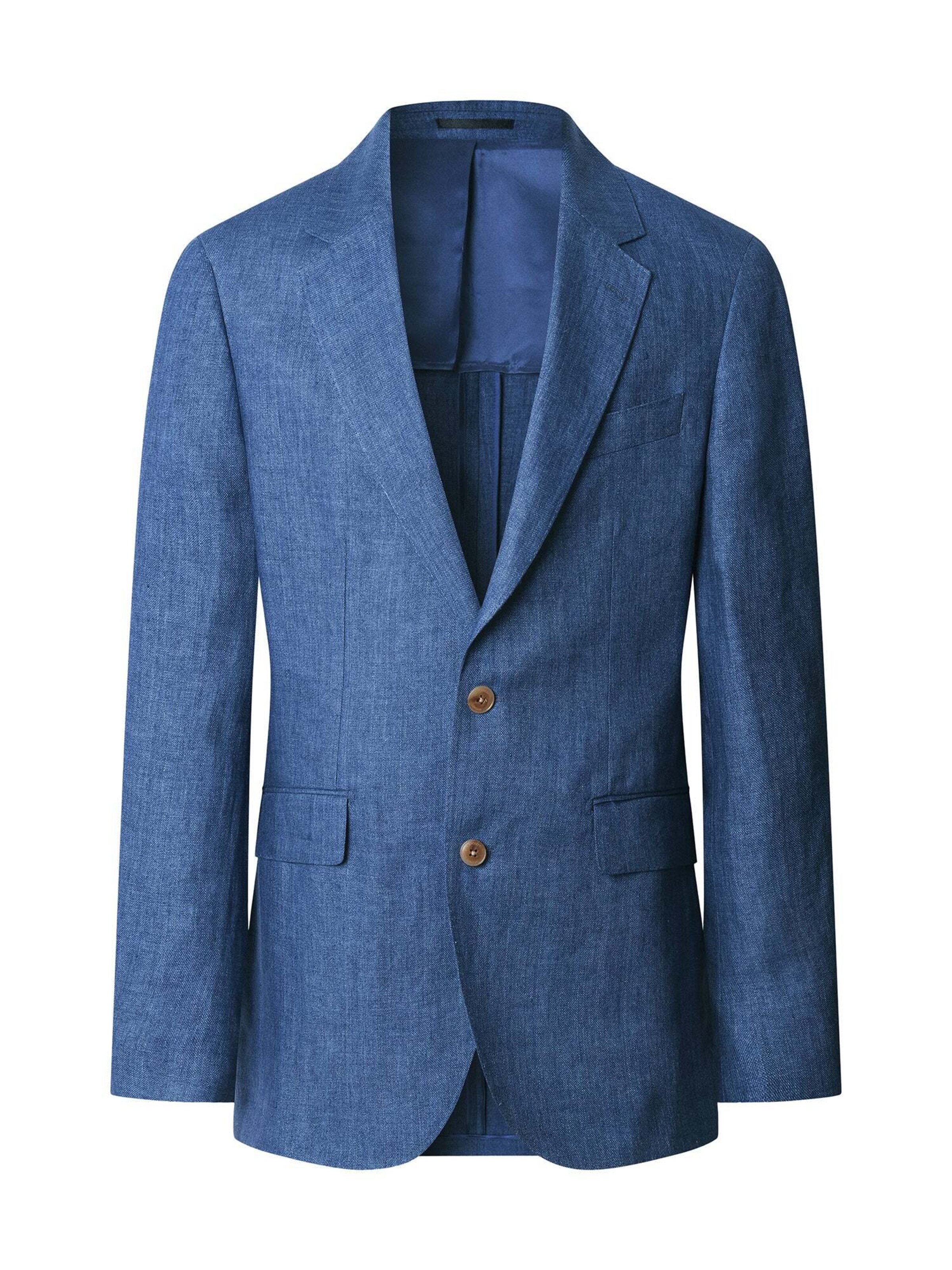 Hackett London Blazer 'DELAVE HOPSACK' in Blue: front