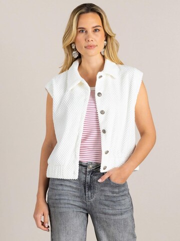 IVY BEAU Bodywarmer 'IVY Beau Gerlene wit' in Wit