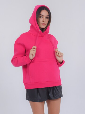 FRESHLIONS Sweatshirt ' Balina ' in Pink: predná strana