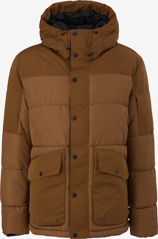 s.Oliver Winter Jacket in Brown: front