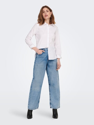 ONLY Wide leg Jeans i blå