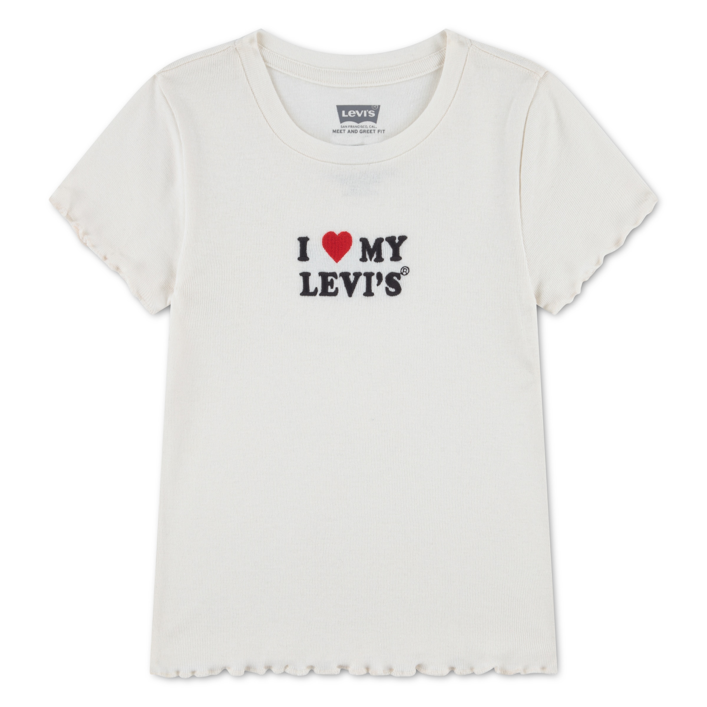Levi's Kids - Camisola em branco: frente