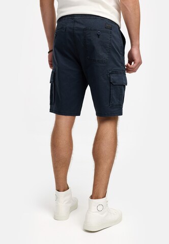 INDICODE JEANS Regular Cargo trousers 'INKews' in Blue