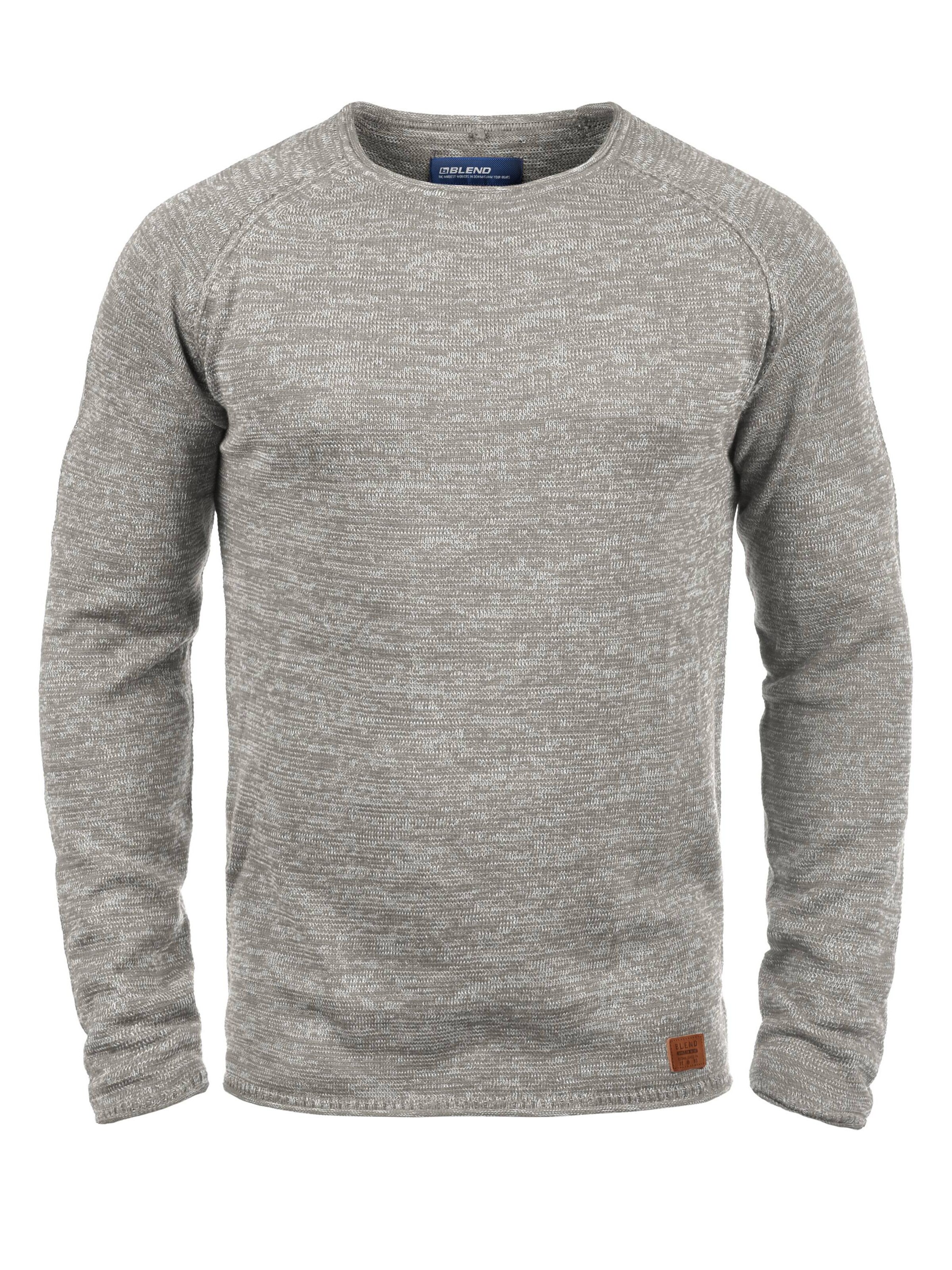 BLEND Pullover 'BHDan' in Grau: Vorderseite