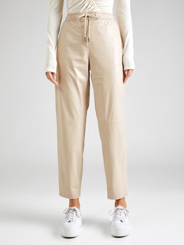 GERRY WEBER Loose fit Trousers in Beige: front
