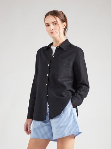 GAP Блузка 'EASY' в Черный: спереди