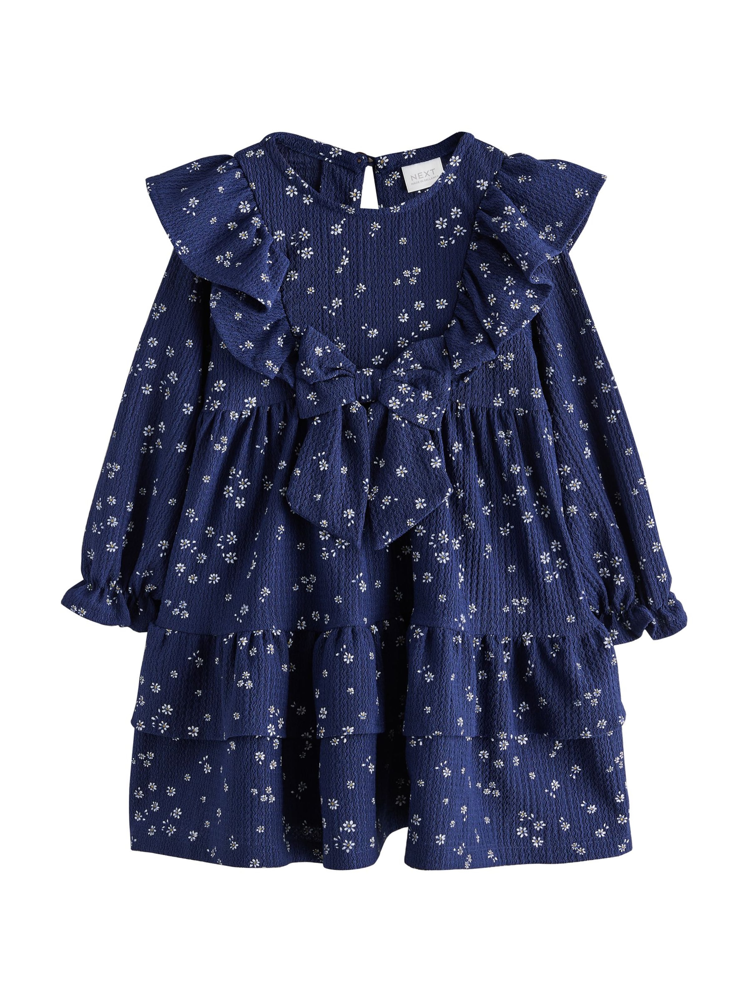 Next - Vestido en azul: frente
