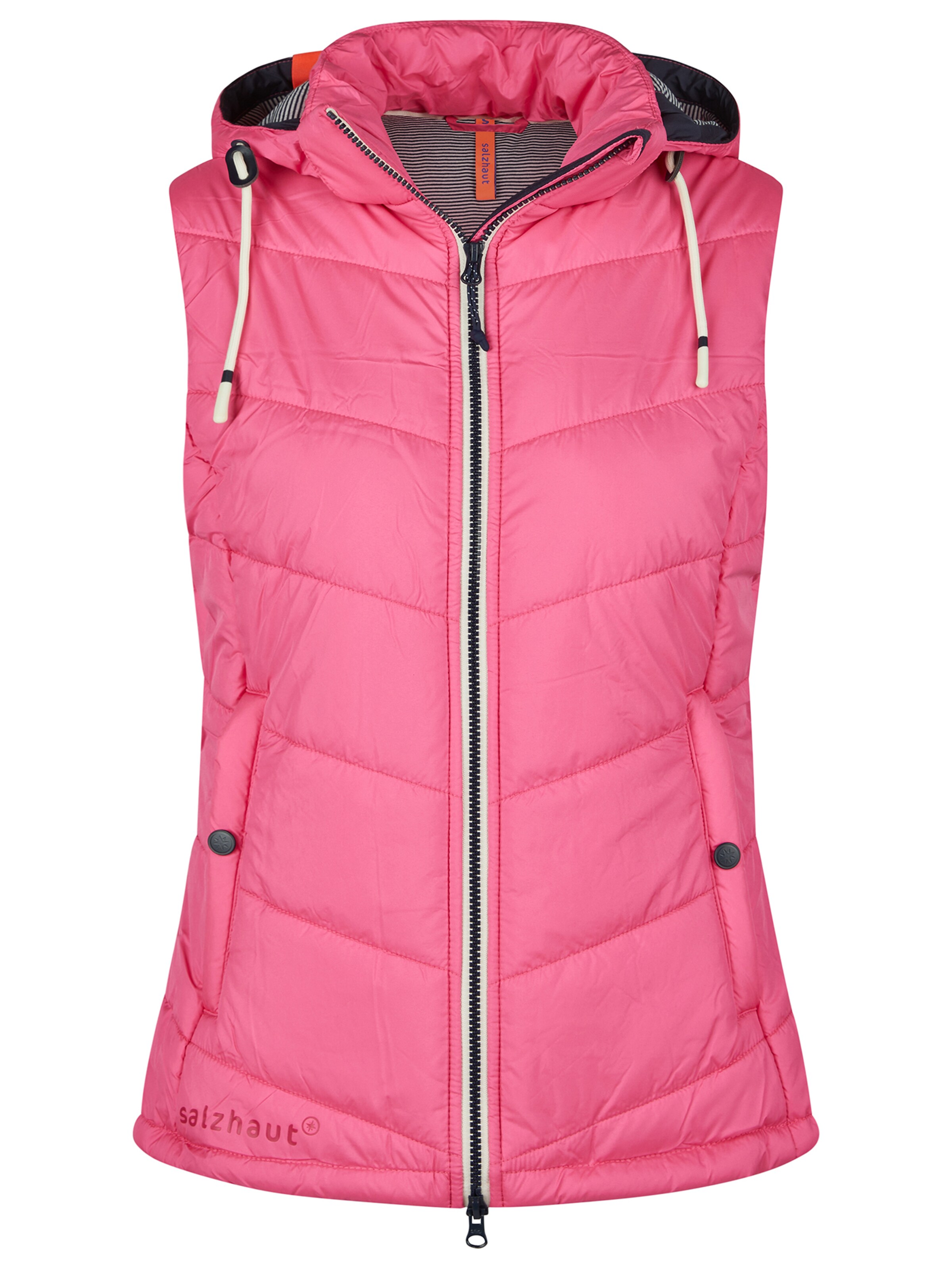 salzhaut Weste 'Thein' in Pink: Vorderseite