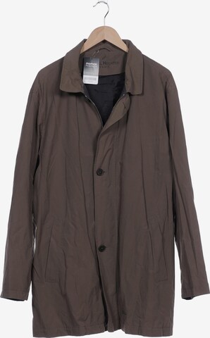 HECHTER PARIS Jacket & Coat in XXL in Brown: front