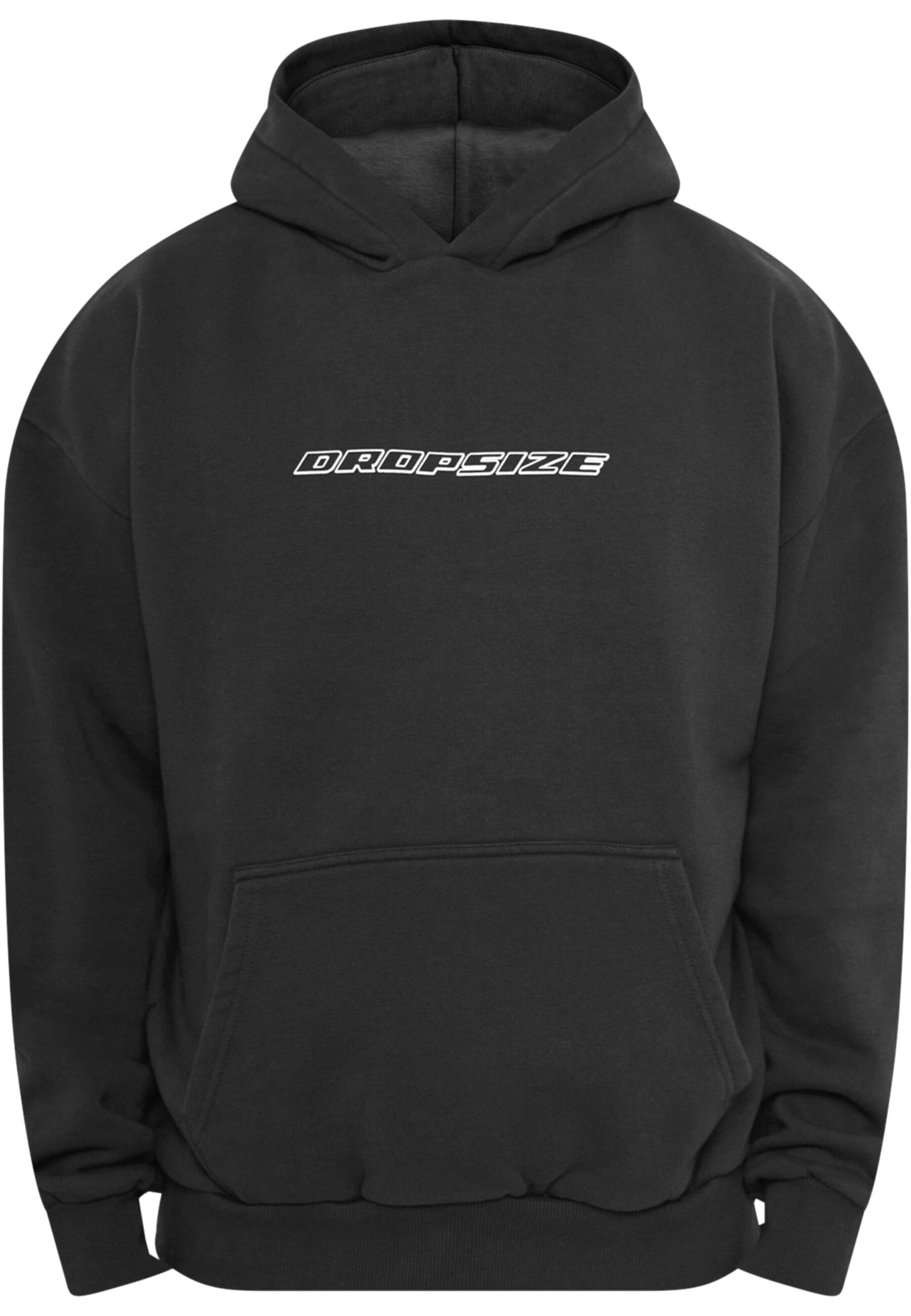 Dropsize Sweatshirt in Schwarz: Vorderseite