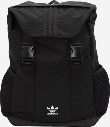 ADIDAS ORIGINALS Backpack in Black: front