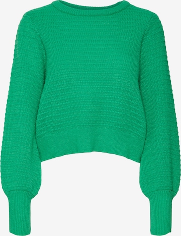 VERO MODA Trui 'Plenty' in Groen: voorkant