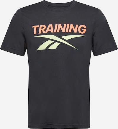 REEBOK Sporta krekls oranžs / melns / balts, Preces skats