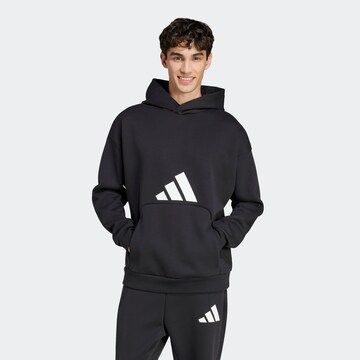 ADIDAS SPORTSWEAR Αθλητική μπλούζα φούτερ 'Future Icons' σε μαύρο: μπροστά