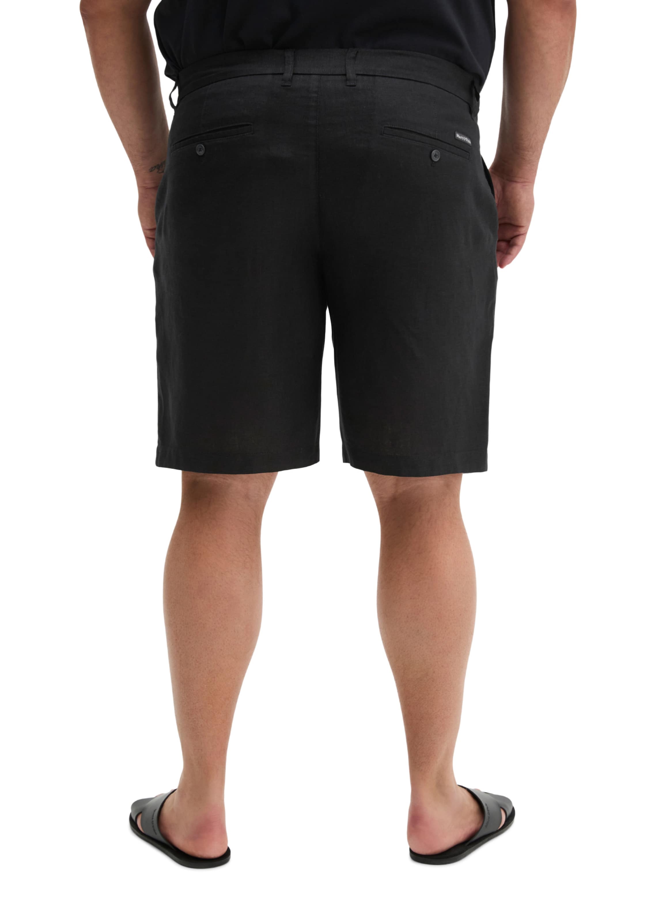 Marc O'Polo Regular Broek in Zwart