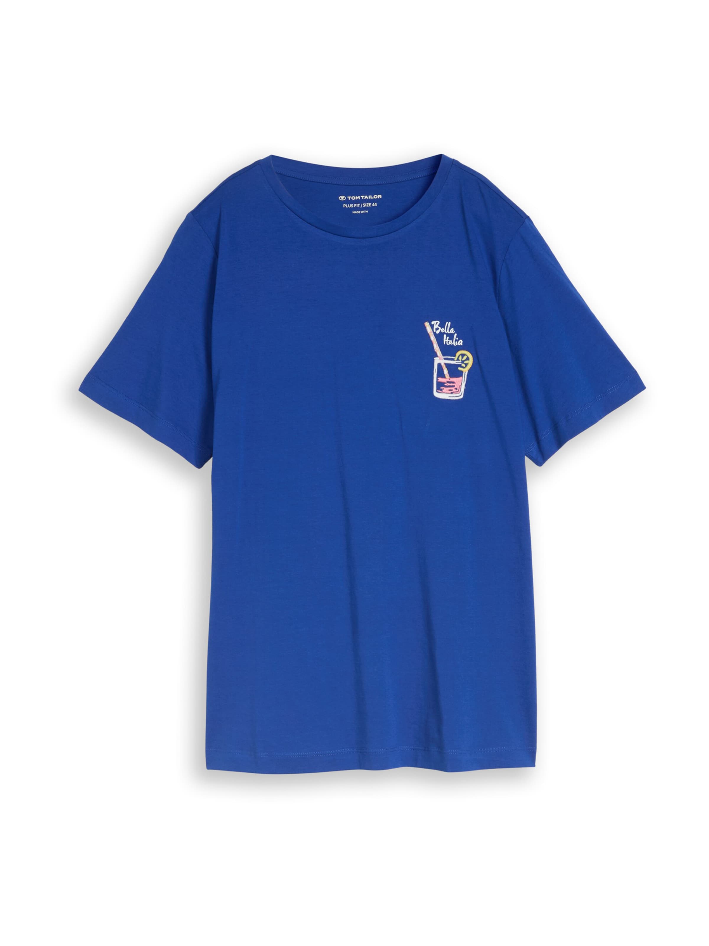 Tom Tailor Women + - Camiseta en azul: frente