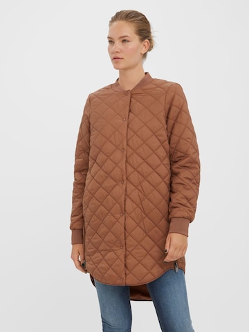 VERO MODA Between-Season Jacket 'Hayle' in Brown: front