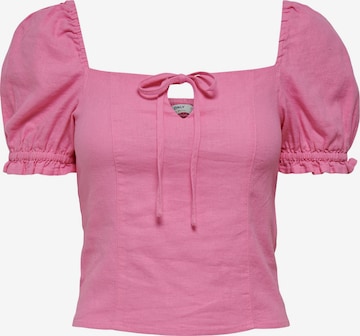 ONLY Bluse 'Caro' in Pink: predná strana