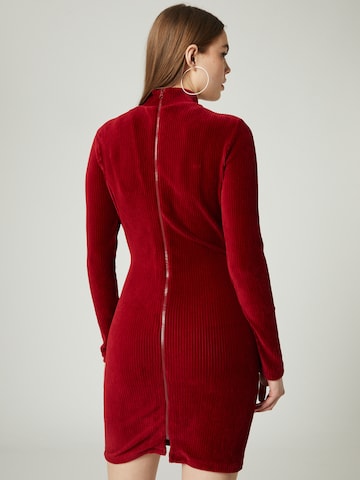 VIERVIER - Vestido 'Alea' em vermelho