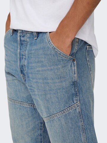 Regular Jean 'ONSEdge' Only & Sons en bleu