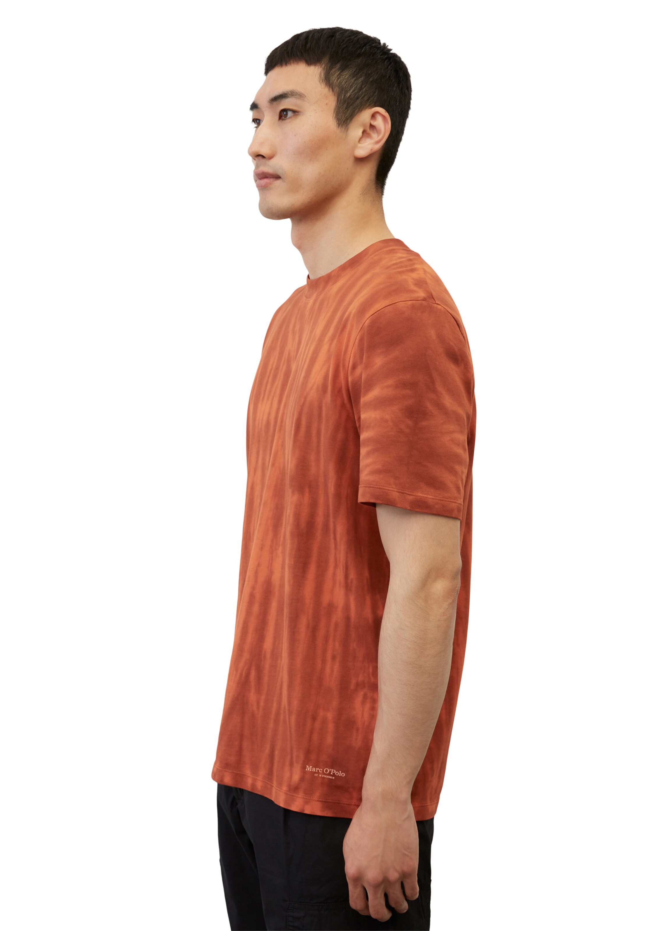 Männer Shirts Marc O'Polo Shirt in Hummer, Dunkelorange - JL41036 Männer Shirts Marc O'Polo Shirt in Hummer, Dunkelorange - JL41036