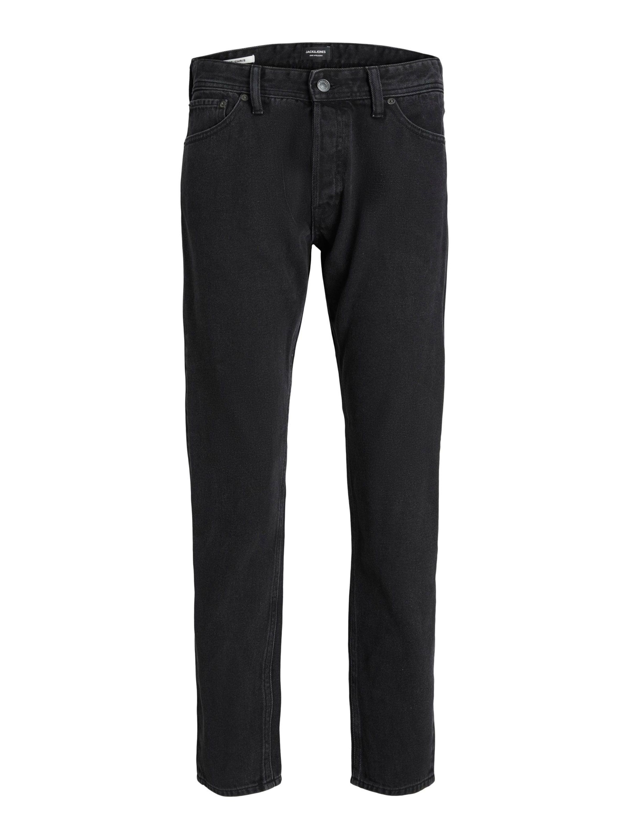 Jack & Jones Plus Loose fit Jeans 'JJIChris' in Black: front