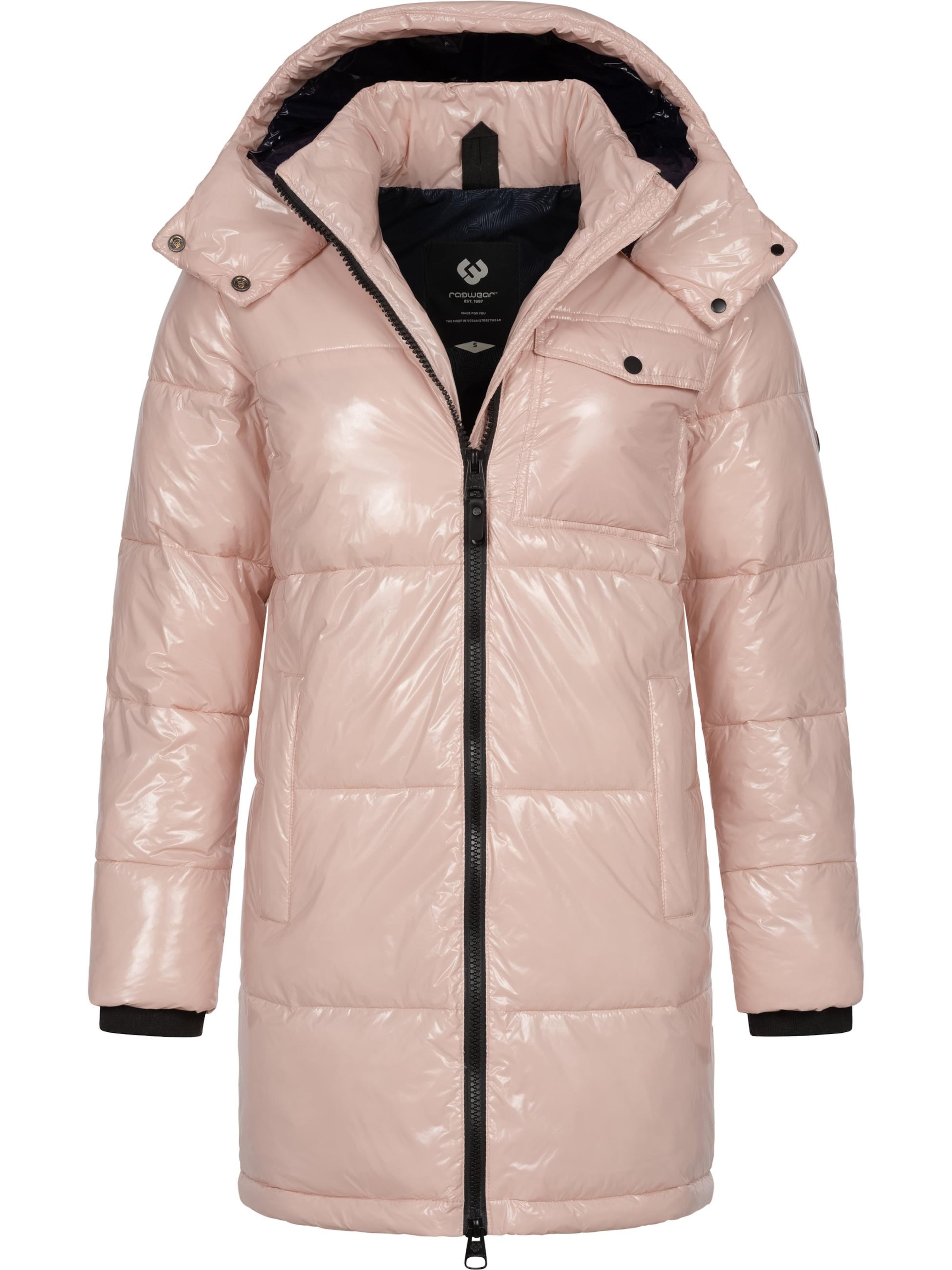 Ragwear Winterjas &#x27;Roobie&#x27; in Roze: voorkant