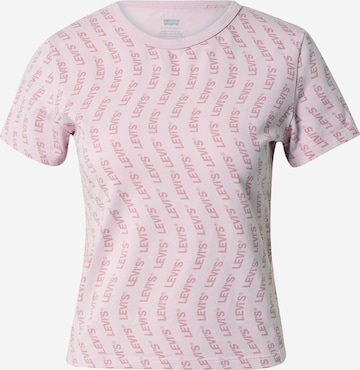 LEVI'S ® Shirt 'Graphic Rickie Tee' in Roze: voorkant