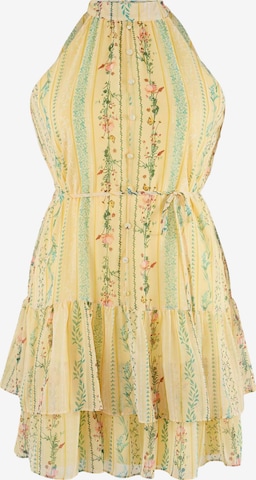 Trendyol Curve - Vestido en amarillo: frente