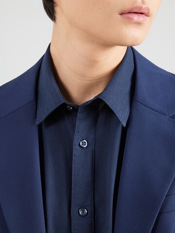SELECTED Regular fit Button Up Shirt in Blue